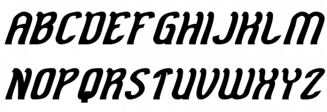 Cat Eyes Bold Italic Schriftart Groß
