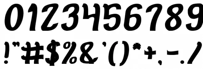 Cat Eyes Bold Font OTHER CHARS