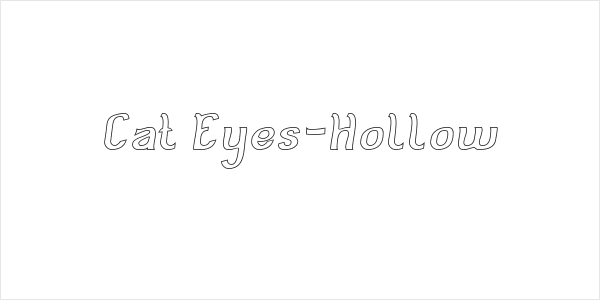 Cat Eyes-Hollow Logo