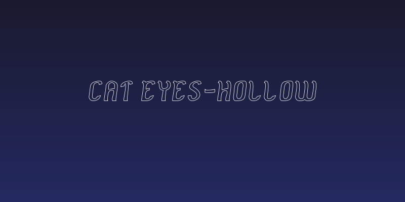 Cat Eyes-Hollow Social Header