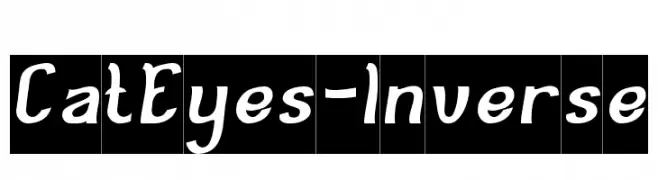 Cat Eyes-Inverse  تنزيل الخطوط