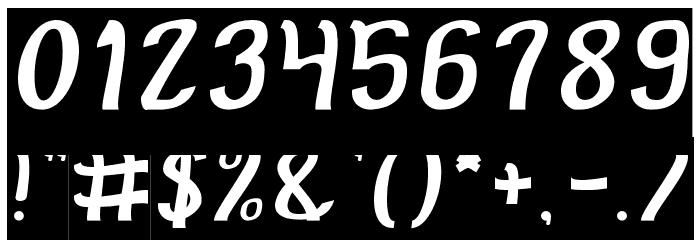 Cat Eyes-Inverse Font OTHER CHARS
