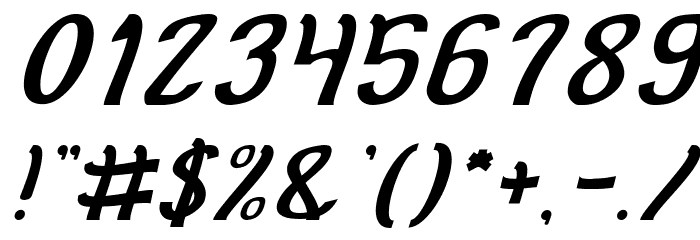 Cat Eyes Italic Font OTHER CHARS