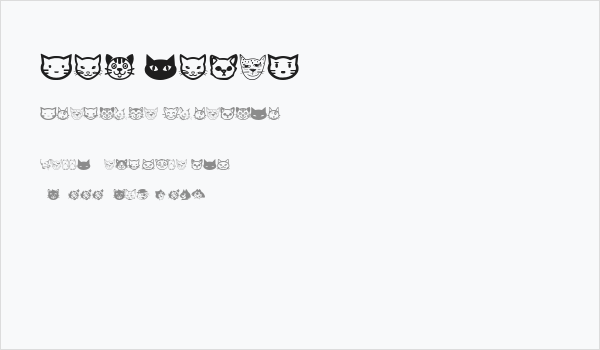 Cat Faces Business Card