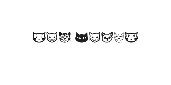 Cat Faces Logo