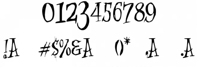 Cat-Krap- Font OTHER CHARS