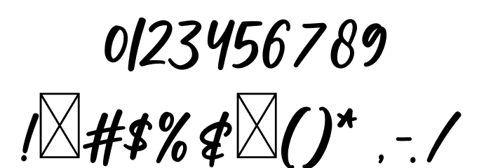 Cat Lady Font OTHER CHARS