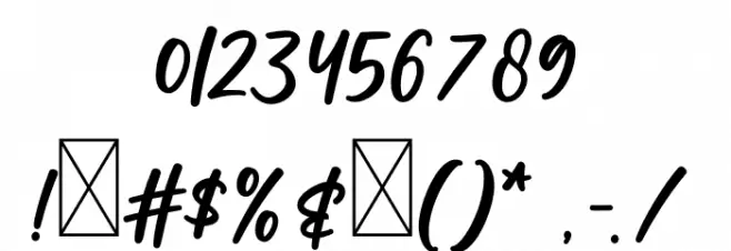 Cat Lady Font OTHER CHARS