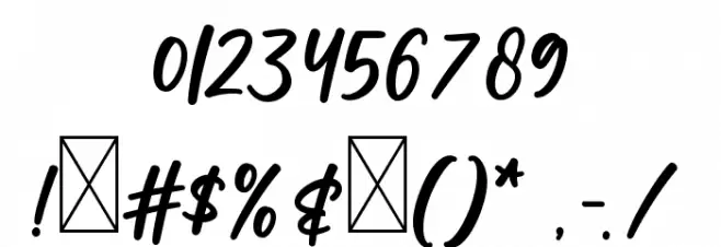 Cat Lady Font OTHER CHARS