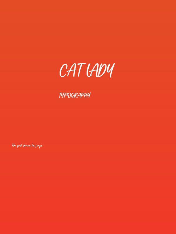 Cat Lady Poster