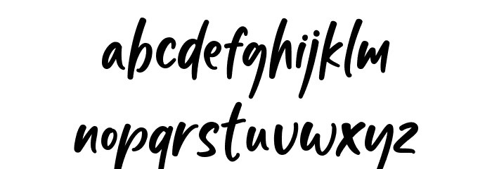 Cat Lady Font LOWERCASE