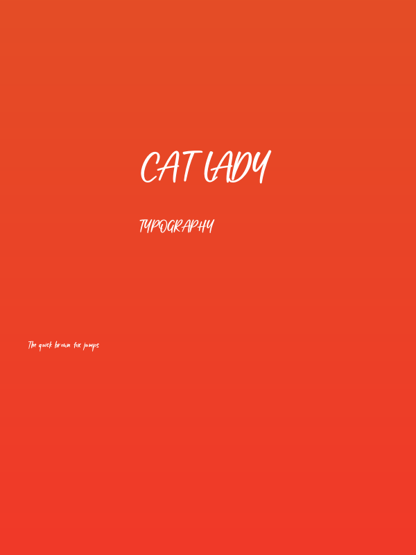 Cat Lady Poster