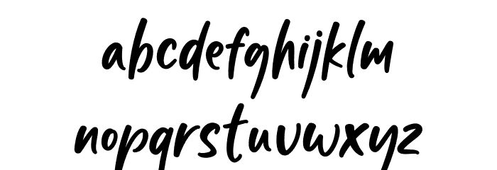 Cat Lady Font LOWERCASE