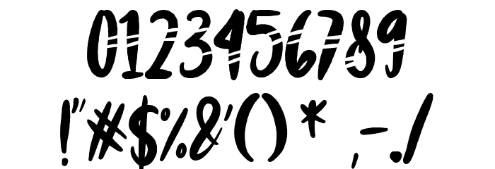 Cat Mark Font OTHER CHARS