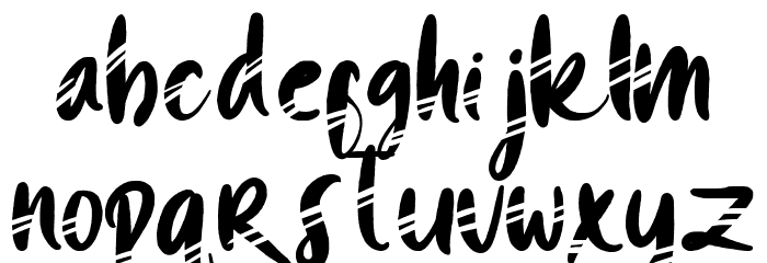 Cat Mark Font LOWERCASE