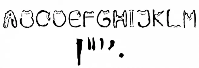 Cat Regular Font OTHER CHARS