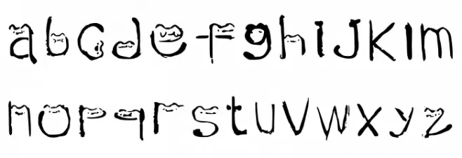 Cat Regular Font LOWERCASE