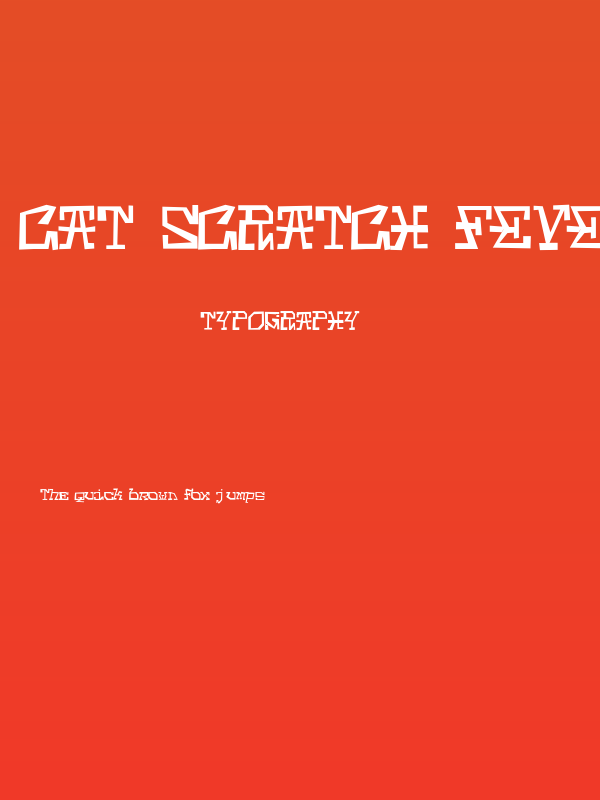 Cat Scratch Fever Poster