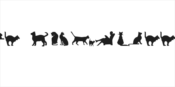 Cat Silhouettes Logo