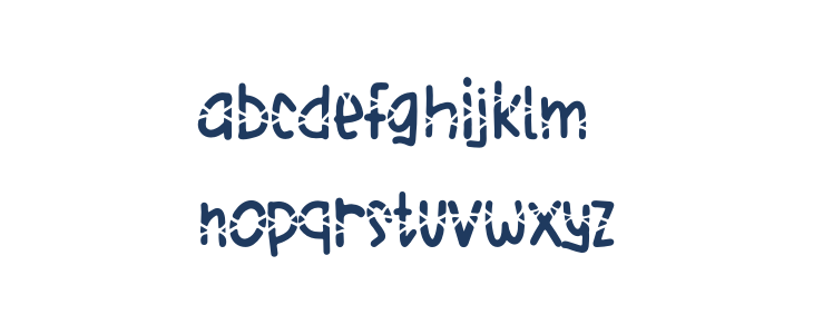 Cat Whiskers Lowercase