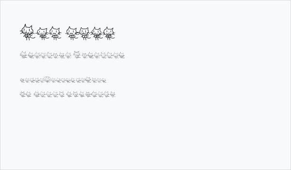 Cat type Business Card