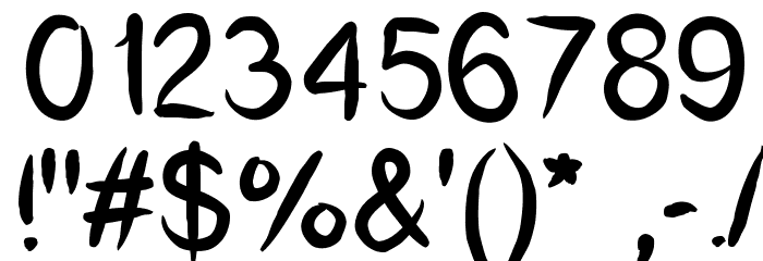 CatCaf Font OTHER CHARS