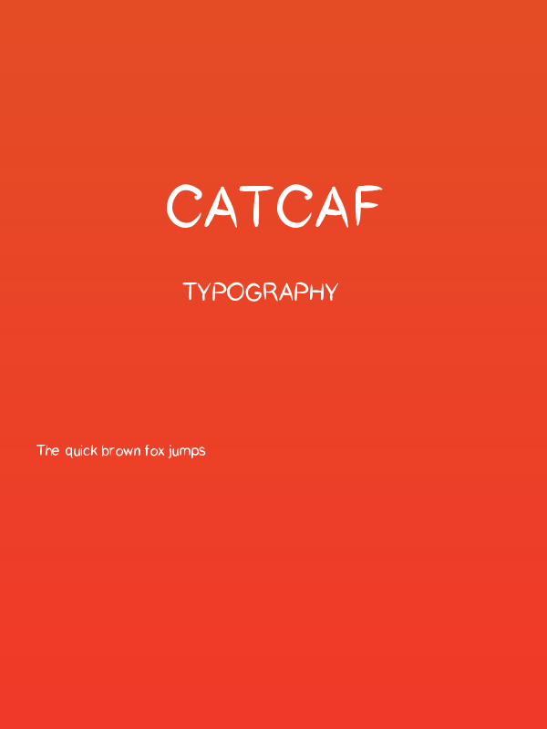 CatCaf Poster