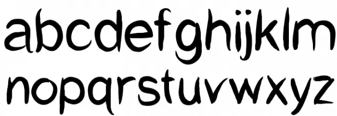 CatCaf Font LOWERCASE