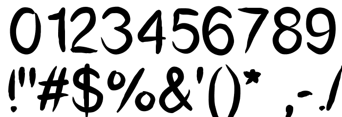 CatCafe Font OTHER CHARS