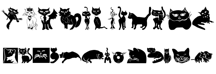 CatCrypt Font LOWERCASE