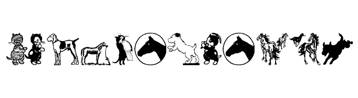 CatDogHorse  免费字体下载