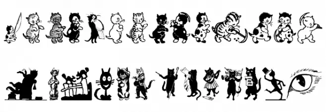 CatDogHorse Fonte MAIÚSCULAS