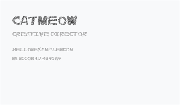 CatMeow Business Card