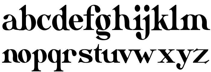 CatShop Font LOWERCASE