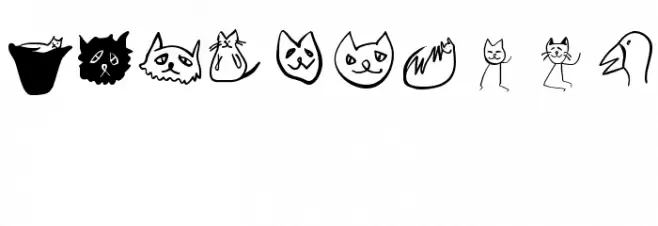 CatSketches Font OTHER CHARS