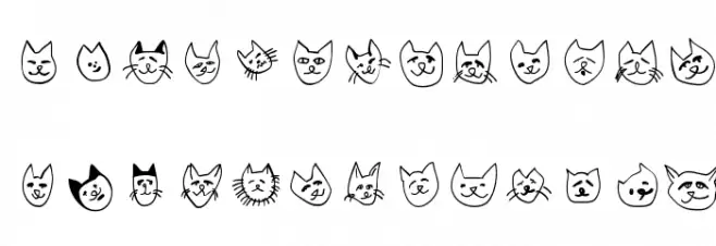 CatSketches 字体 大写
