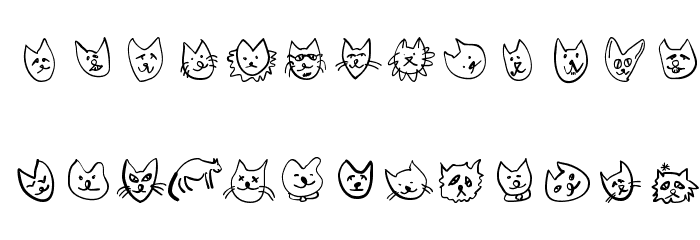 CatSketches Font LOWERCASE