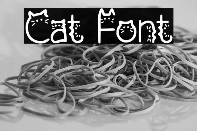 Cat Font examples