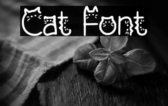 Cat Font examples
