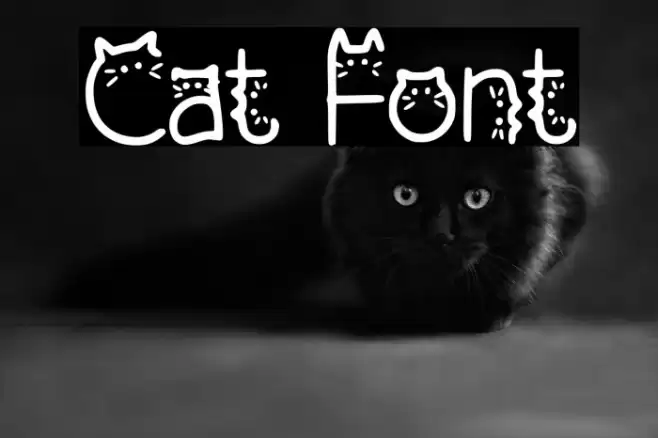 Cat Font examples