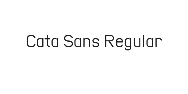 Cata Sans Regular Logo