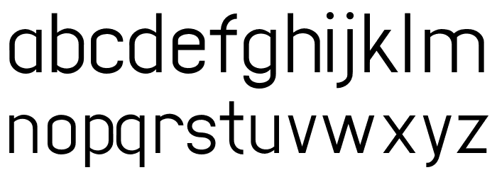 Cata Sans Regular Font LOWERCASE