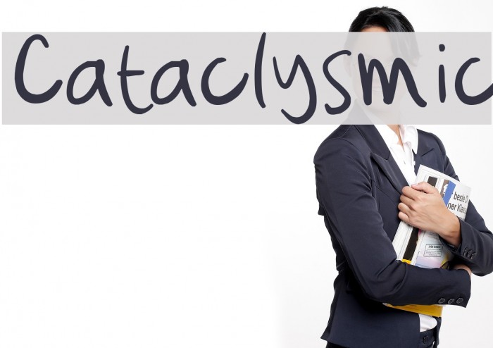 Cataclysmic Font examples