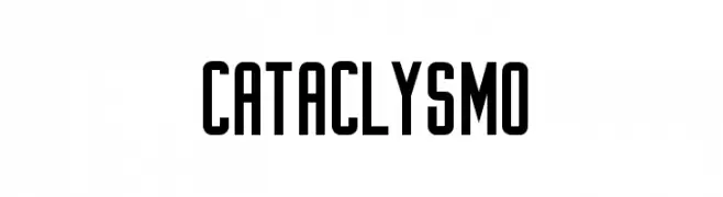 Cataclysmo  Скачать бесплатные шрифты