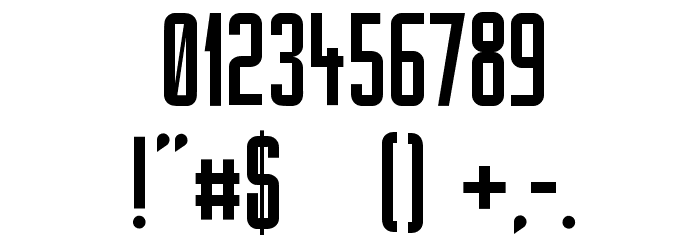 Cataclysmo Font OTHER CHARS