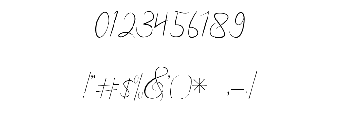 Catalan Signature Font OTHER CHARS