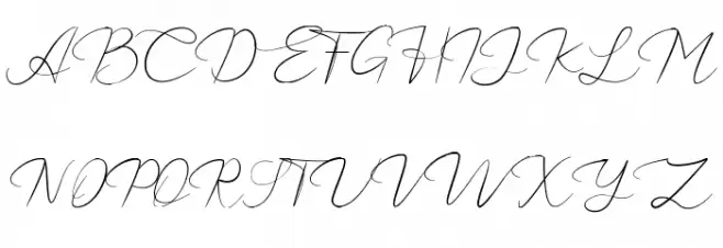 Catalan Signature Font Litere mari