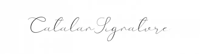 CatalanSignature  免费字体下载