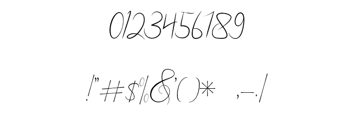 CatalanSignature Font OTHER CHARS