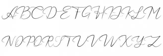 CatalanSignature Font Litere mari